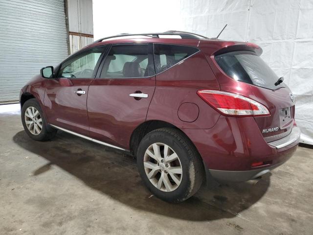 JN8AZ1MW4BW184880 - 2011 NISSAN MURANO S MAROON photo 2