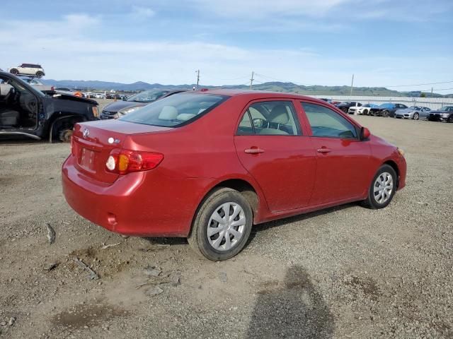 2T1BU4EE2AC535749 - 2010 TOYOTA COROLLA BASE RED photo 3