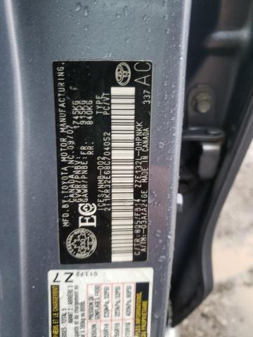 2T1KR32E68C704052 - 2008 TOYOTA COROLLA MA XR BLUE photo 12