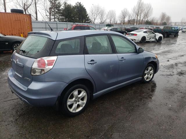 2T1KR32E68C704052 - 2008 TOYOTA COROLLA MA XR BLUE photo 3