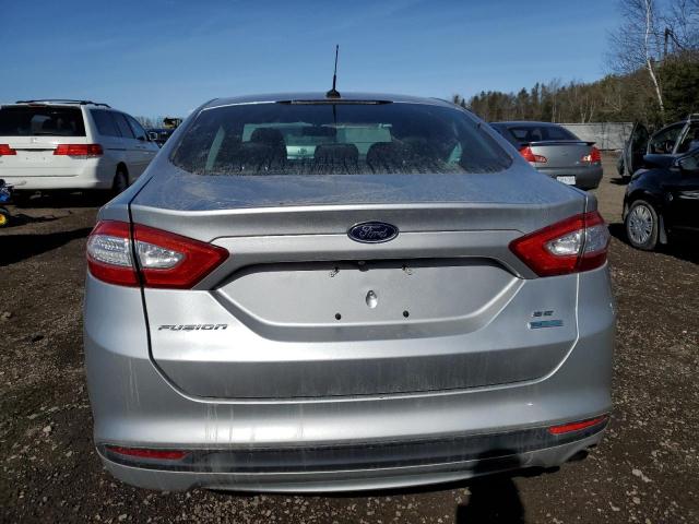 3FA6P0HD5ER160692 - 2014 FORD FUSION SE SILVER photo 6