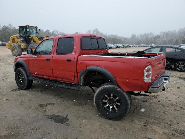 5TEGN92N43Z279910 - 2003 TOYOTA TACOMA DOUBLE CAB PRERUNNER RED photo 2