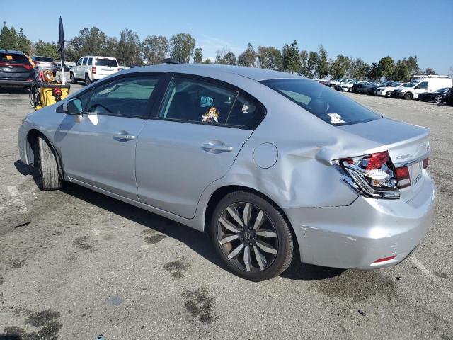 2HGFB2F90FH523188 - 2015 HONDA CIVIC EXL SILVER photo 2