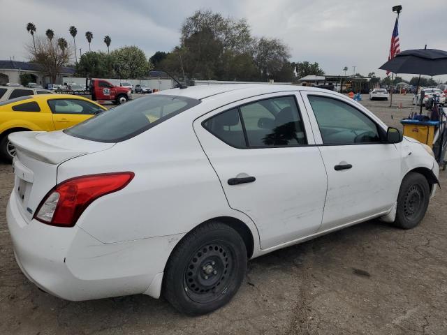 3N1CN7AP2EL841902 - 2014 NISSAN VERSA S WHITE photo 3