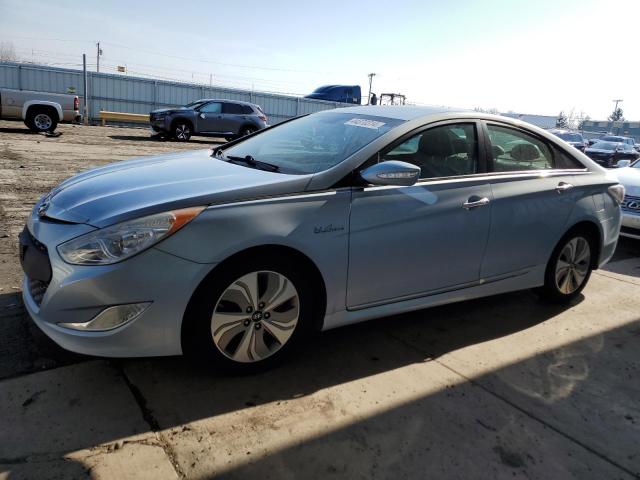 KMHEC4A44DA072305 - 2013 HYUNDAI SONATA HYBRID BLUE photo 1