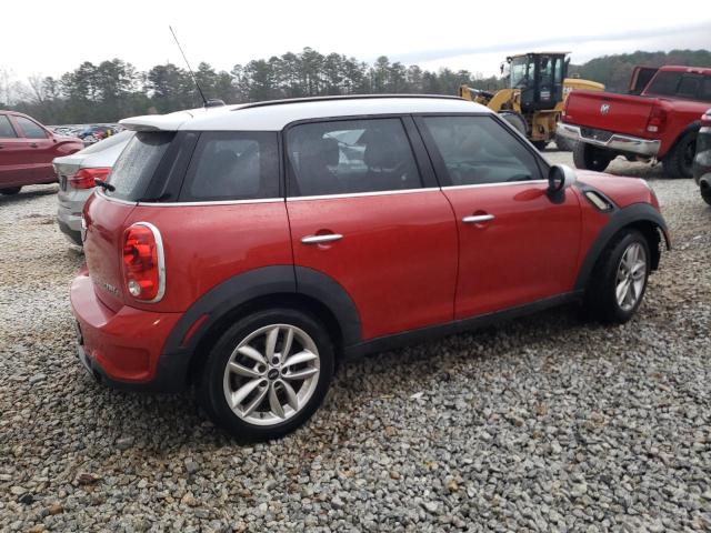 WMWZC3C59DWP22641 - 2013 MINI COOPER S COUNTRYMAN RED photo 3