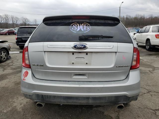 2FMDK3KCXEBA32847 - 2014 FORD EDGE LIMITED SILVER photo 6