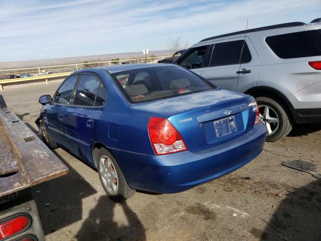 KMHDN46D66U367938 - 2006 HYUNDAI ELANTRA GLS BLUE photo 2