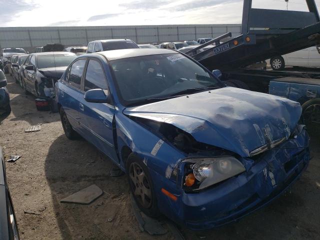 KMHDN46D66U367938 - 2006 HYUNDAI ELANTRA GLS BLUE photo 4