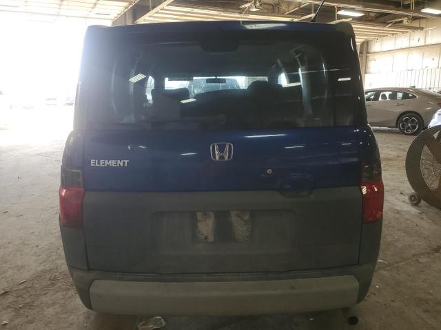 5J6YH28314L030709 - 2004 HONDA ELEMENT LX BLUE photo 6