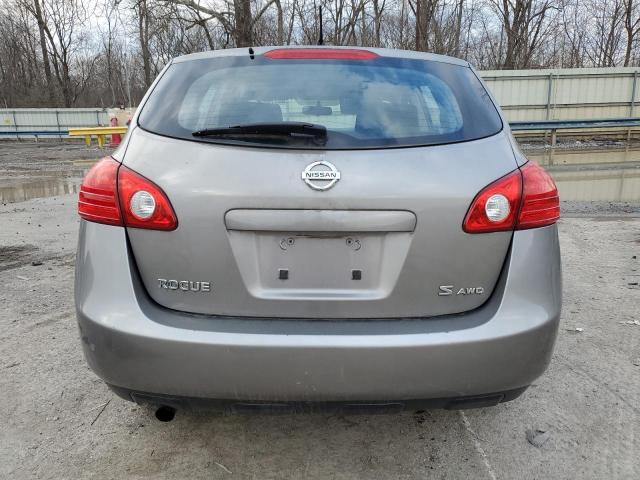 JN8AS58V18W133181 - 2008 NISSAN ROGUE S GRAY photo 6