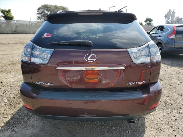 JTJGK31U799852489 - 2009 LEXUS RX 350 MAROON photo 6