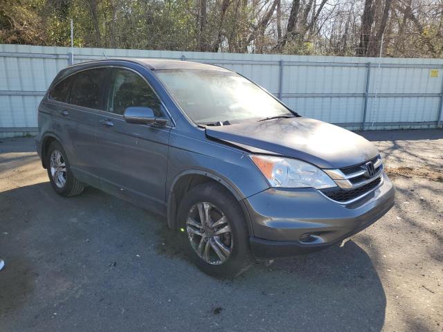 JHLRE3H70BC004484 - 2011 HONDA CR-V EXL GRAY photo 4