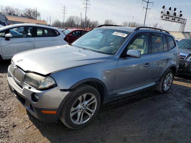 WBXPC93478WJ14551 - 2008 BMW X3 3.0SI SILVER photo 1