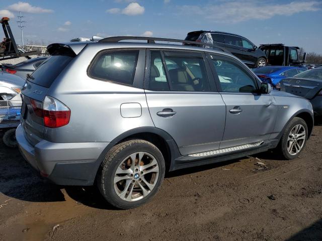 WBXPC93478WJ14551 - 2008 BMW X3 3.0SI SILVER photo 3