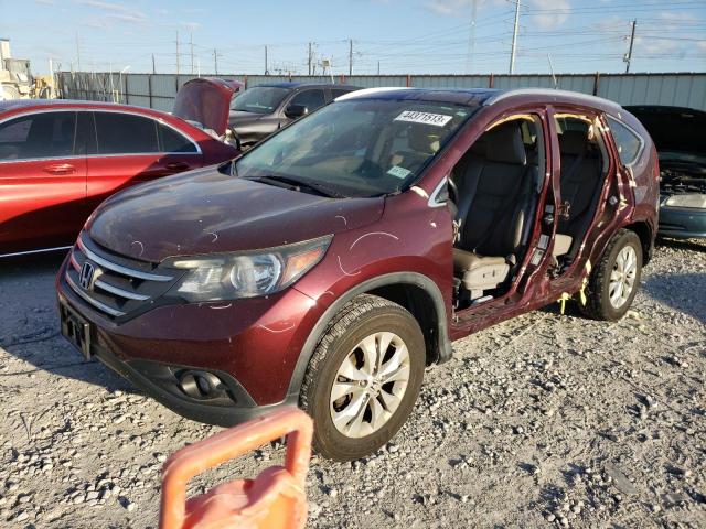 5J6RM4H79EL090138 - 2014 HONDA CR-V EXL MAROON photo 1