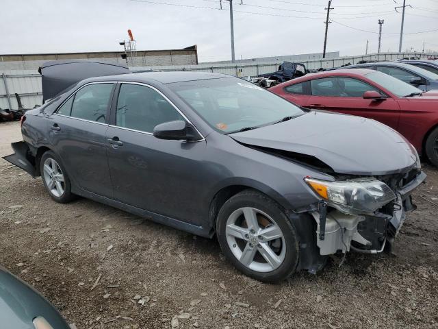 4T1BF1FK1DU700349 - 2013 TOYOTA CAMRY L GRAY photo 4