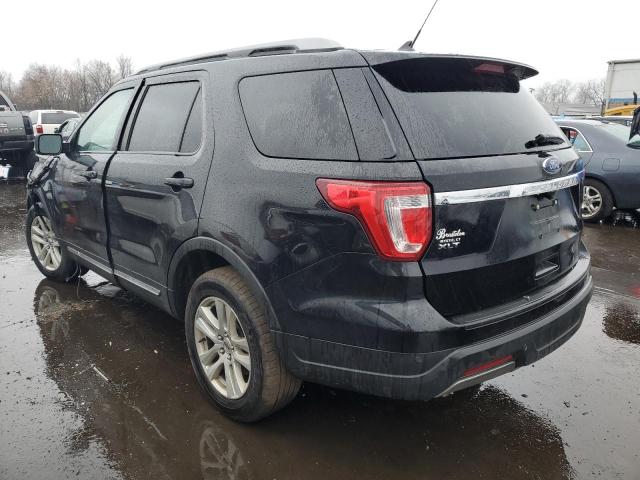 1FM5K8D82KGA35417 - 2019 FORD EXPLORER XLT BLACK photo 2