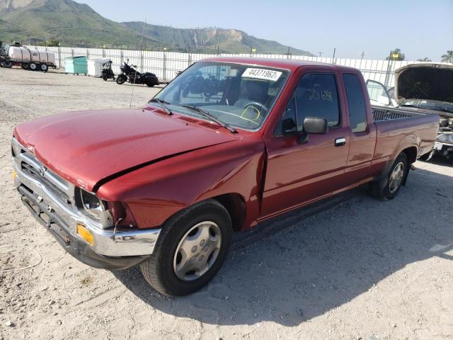 JT4VN93D3P5034571 - 1993 TOYOTA PICKUP 1/2 TON EXTRA LONG WHEELBASE DX RED photo 2