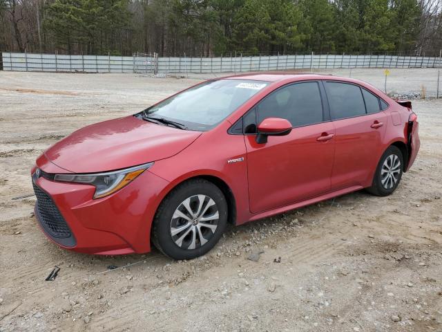 JTDEAMDE2MJ003983 - 2021 TOYOTA COROLLA LE RED photo 1