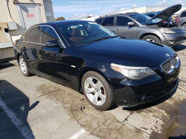 WBANE53517CW66088 - 2007 BMW 525 I BLACK photo 4