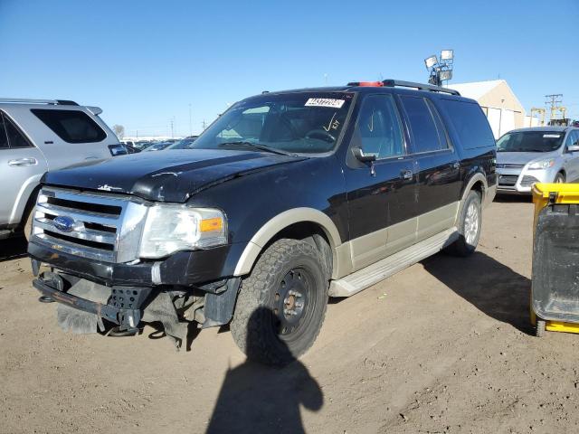 1FMJK1J54AEA99159 - 2010 FORD EXPEDITION EL EDDIE BAUER BLACK photo 1