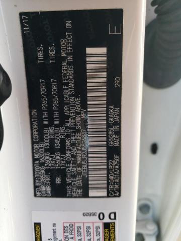 JTEBU5JR2J5526847 - 2018 TOYOTA 4RUNNER SR5/SR5 PREMIUM 白色 照片 13