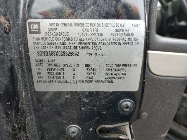 3GNDA63X08S625892 - 2008 CHEVROLET HHR SS 黑色 照片 13