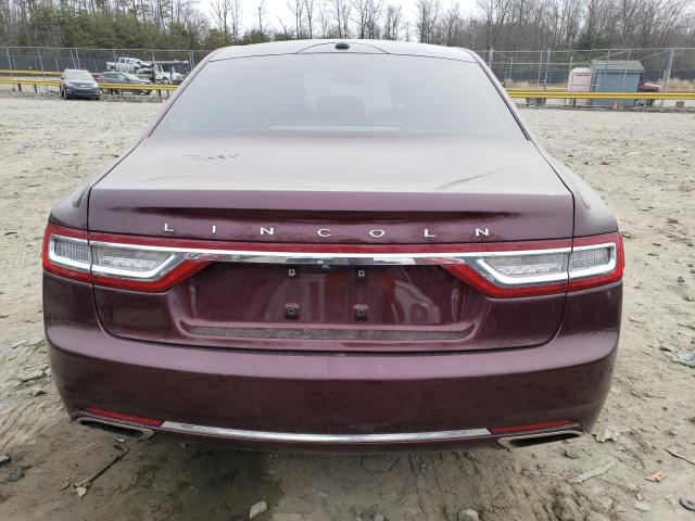 1LN6L9TP0H5610666 - 2017 LINCOLN CONTINENTA SELECT BURGUNDY photo 6