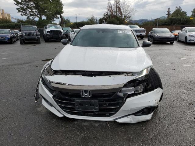 1HGCV1F35MA038637 - 2021 HONDA ACCORD SPORT WHITE photo 5