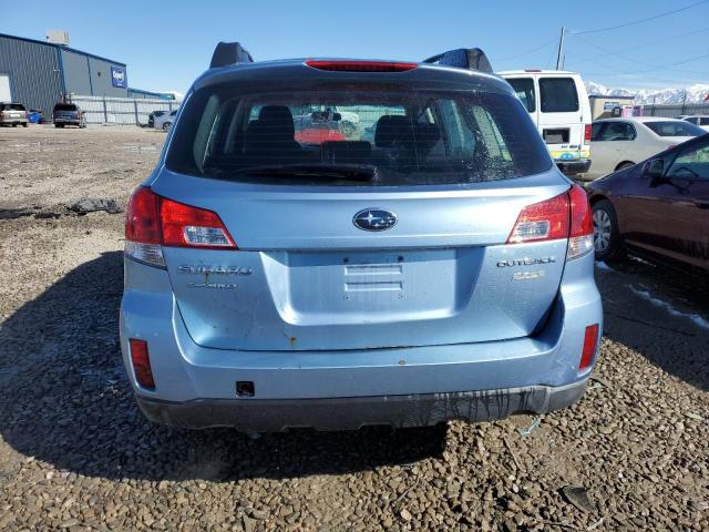 4S4BRBAC4C3264114 - 2012 SUBARU OUTBACK 2.5I BLUE photo 6