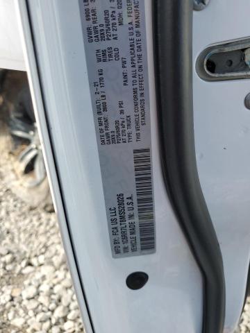 1C6RR7LT8MS528026 - 2021 RAM 1500 CLASS SLT 白色 照片 12