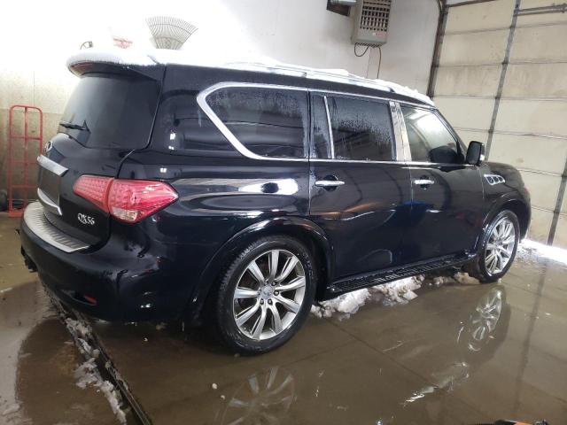 JN8AZ2NE7C9021118 - 2012 INFINITI QX56 BLACK photo 3