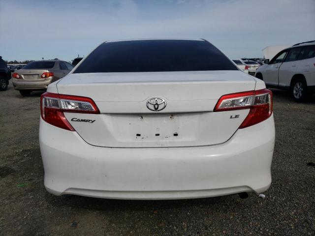 4T4BF1FK3CR259196 - 2012 TOYOTA CAMRY BASE WHITE photo 6