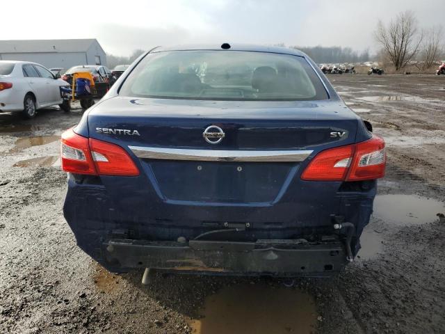 3N1AB7AP9HY317525 - 2017 NISSAN SENTRA S BLUE photo 6