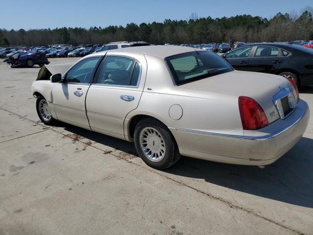 1LNHM83W0XY695030 - 1999 LINCOLN TOWN CARTIER CREAM photo 2