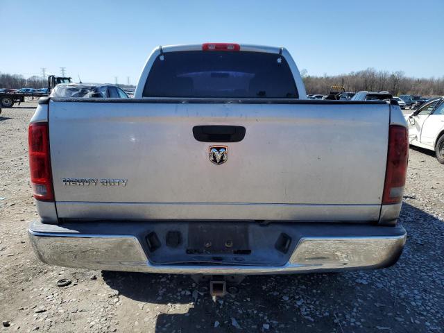 3D7KR28C46G121228 - 2006 DODGE RAM 2500 ST SILVER photo 6