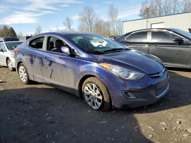 5NPDH4AE6DH229772 - 2013 HYUNDAI ELANTRA GLS BLUE photo 4