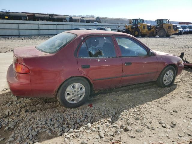 1NXBR12E2YZ329876 - 2000 TOYOTA COROLLA VE MAROON photo 3