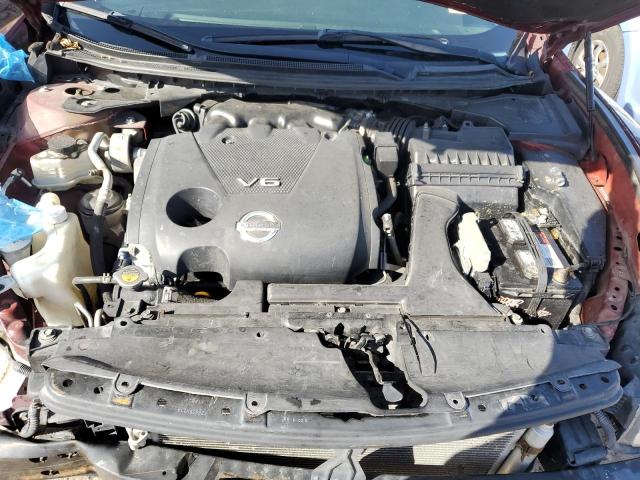 1N4AA5AP8DC836739 - 2013 NISSAN MAXIMA S RED photo 11