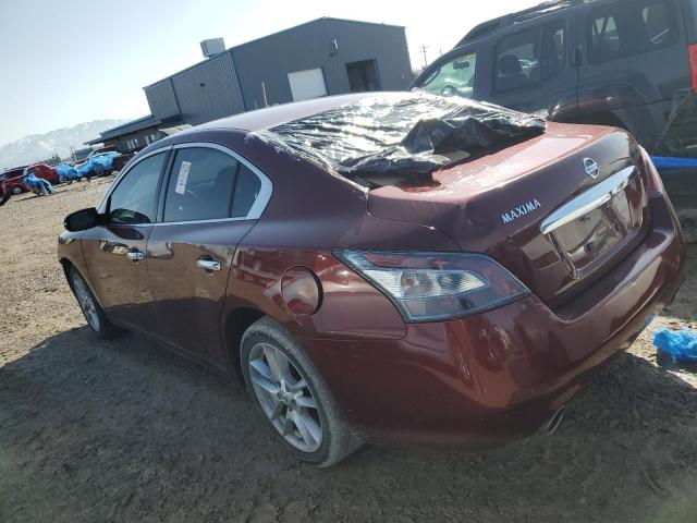 1N4AA5AP8DC836739 - 2013 NISSAN MAXIMA S RED photo 2