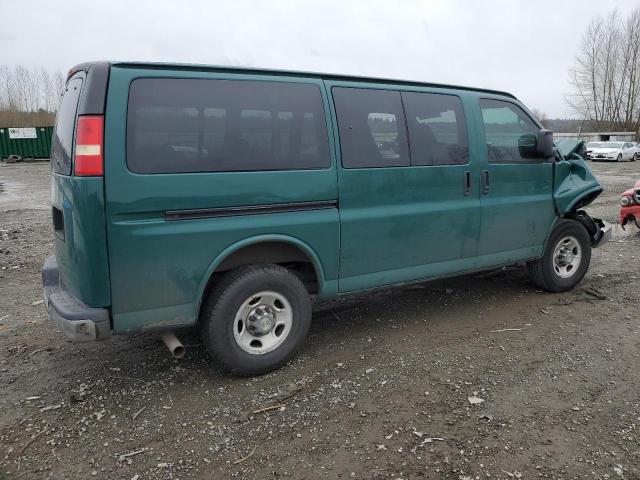 1GAHG35U471227958 - 2007 CHEVROLET EXPRESS G3 GREEN photo 3