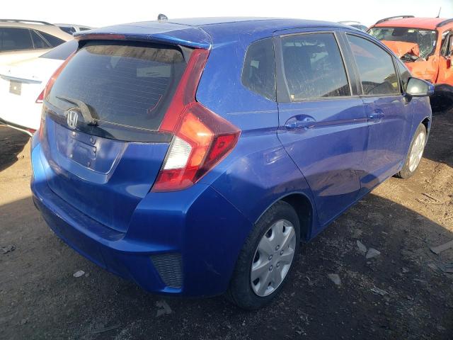 3HGGK5H59FM786085 - 2015 HONDA FIT LX BLUE photo 3