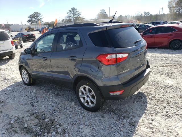 MAJ3P1TE4JC211973 - 2018 FORD ECOSPORT SE GRAY photo 2