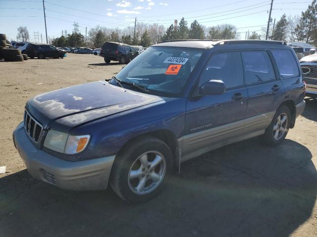 JF1SF65511H764088 - 2001 SUBARU FORESTER S BLUE photo 2