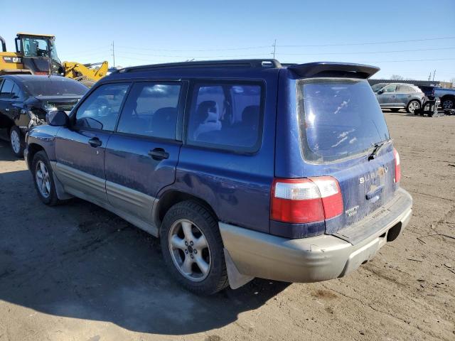 JF1SF65511H764088 - 2001 SUBARU FORESTER S BLUE photo 3