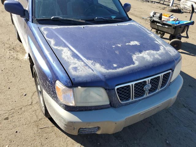 JF1SF65511H764088 - 2001 SUBARU FORESTER S BLUE photo 9