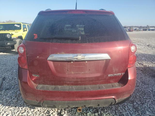 2GNALDEK0C6246823 - 2012 CHEVROLET EQUINOX LT BURGUNDY photo 6