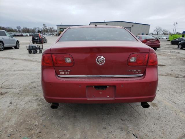 1G4HE57Y66U198545 - 2006 BUICK LUCERNE CXS RED photo 6