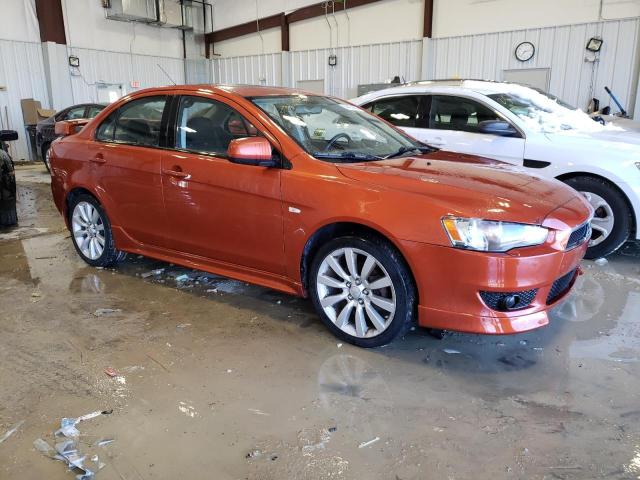 JA3AU86W39U017480 - 2009 MITSUBISHI LANCER GTS ORANGE photo 4